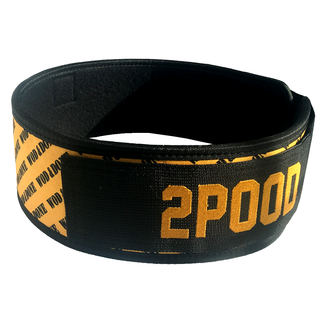 2POOD Straight Lifting Belt WOD DONE